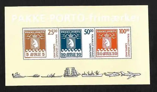 Groenland: 100 ans paquet timbres, #449,46,488, frais de port