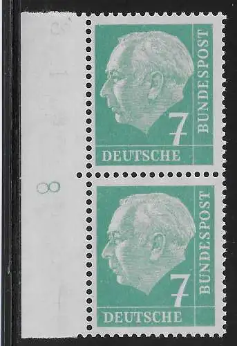 Bund: MiNr. 181 DKZ 8, postfrisch