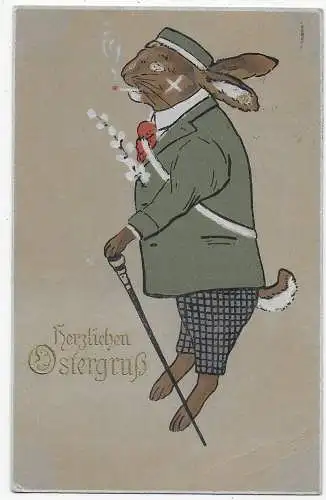 Ansichtskarte Ostern 1923, Wilhelmshaven nach Berlin