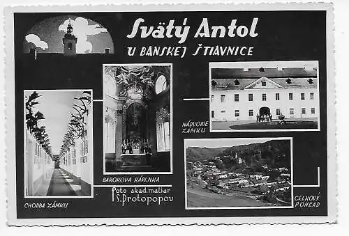 Carte de vue Svätý Anton.