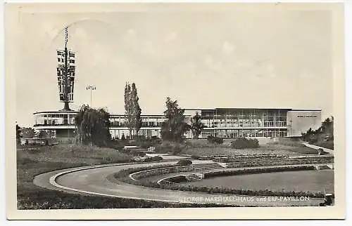 Berlin: Ausstellungskarte Industrie Ausstellung 1950, George Marshall-Haus, #71