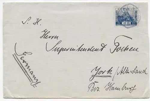 Japan über MS Friedland von Yokohama nach Jork/Hamburg