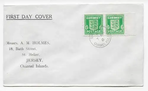 Guernsey Brief 1941 FDC