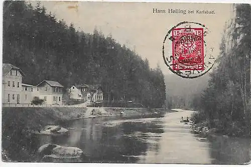 Böhmen: Litovigo: Hans Heiling bei Karlsbad, Panevezys nach Dresden  1923