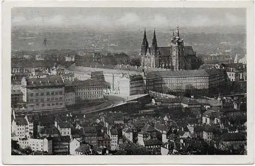 B&M: AK Prague avec un cachet spécial 1941