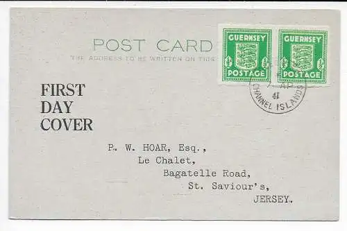 Guernesey: 1941, FDC