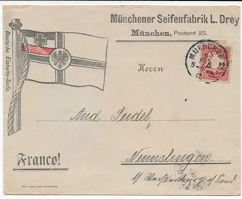 Bayern: Münchener Seifenfabrik nach Nennslingen, 1901