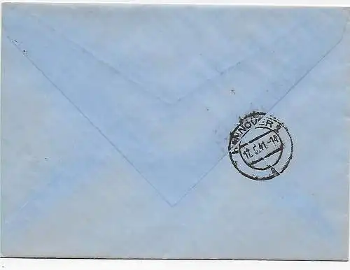 GG: Generalgouvernement Einschreiben Postagentur Leonow Sochaczew 1941