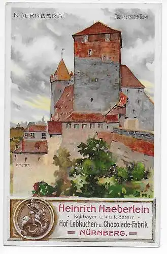 AK Nürnberg Hof-Lebkuchen und Schokoladen-Fabrik, blanko