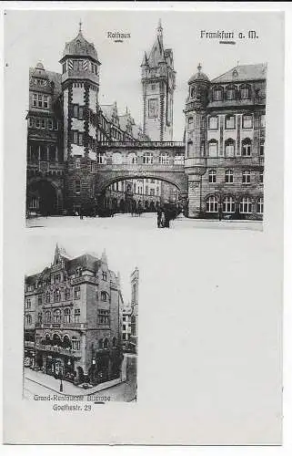 AK Frankfurt Main, blanko