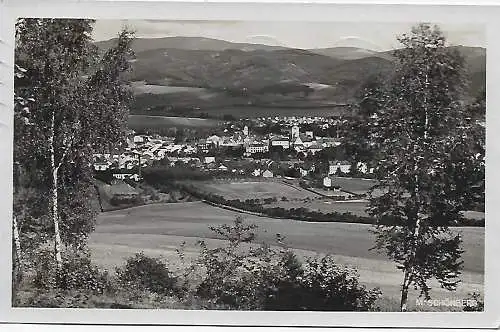 Tschecheslowakei: Ansichtskarte Mährisch-Schönberg 1929 nach Wien