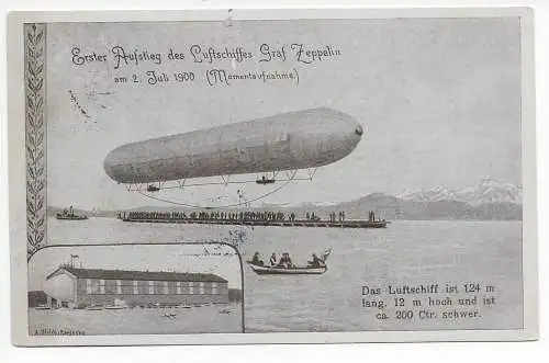 GG: Generalgouvernement: Zeppelin: Luftschiff Graf Zeppelin, AK, Lublin 1940