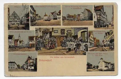 AK Schorndorf nach Tailfingen 1920