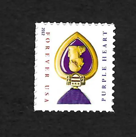 USA: Forever USA, 2012, Purple Heart, mnh