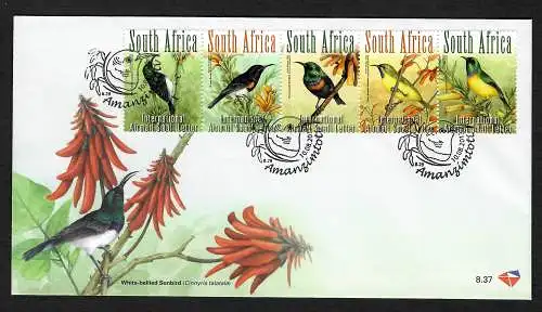 Südafrika: International Airmail Small Letter, 2017, FDC