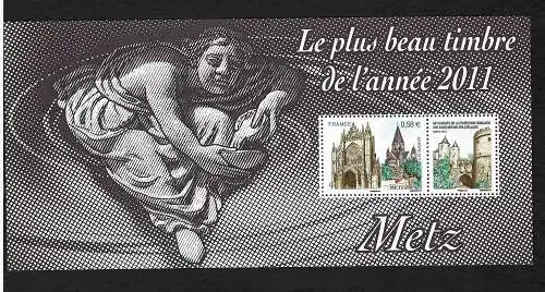 Frankreich: 84. Konress Philatelie 2011, Le plus beau timbre, Metz, postfrisch