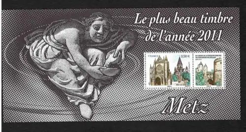 Frankreich: 84. Konress Philatelie 2011, Le plus beau timbre, Metz, postfrisch