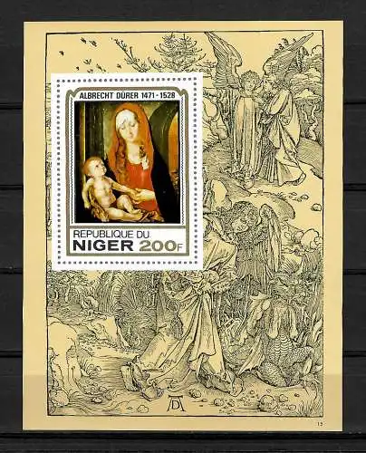 Niger: 450. Todestag von Albrecht Dürer, postfrisch  #653