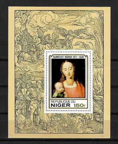 Niger: 450. Todestag von Albrecht Dürer, postfrisch  #652