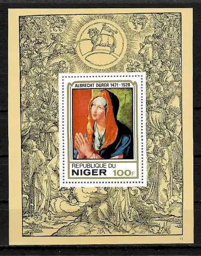 Niger: 450. Todestag von Albrecht Dürer, postfrisch  #651