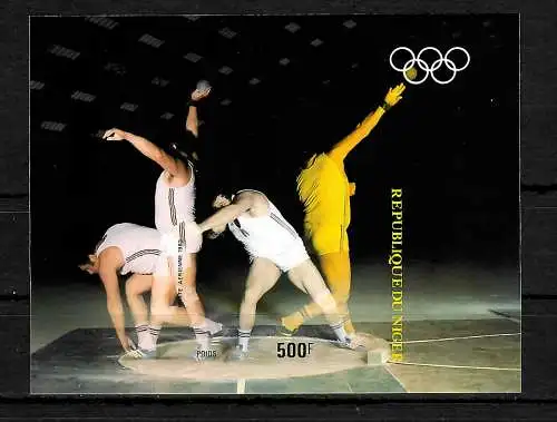 Niger: Olympische Sommerspiele 1984 Los Angeles #850, Block #40B, postfrisch