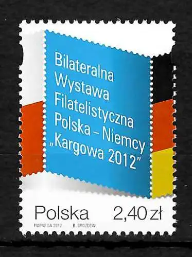 Polen: Polnisch-Deutsche Briefmarkenausstellung Kargowa, #4583, postfrisch