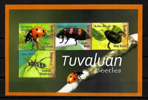 Tuvalu: Käfer: Widderbock, Beetle, ..., postfrisch