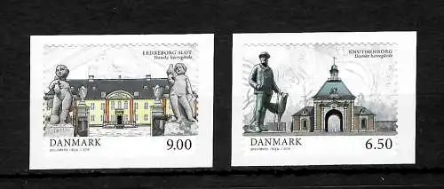 Dänemark: Dänische Gutshöfe, #1786-87, postfrisch