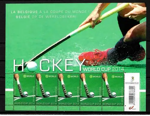 Belgien: Hockey World Cup 2014, #4467, postfrisch