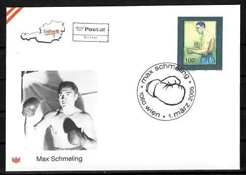 Österreich: Max Schmeling, 2005, #2518, FDC