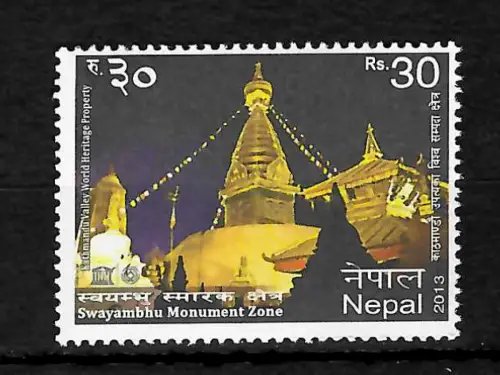 Nepal: Swayambhu Monument Zone 2013, #1107 postfrisch