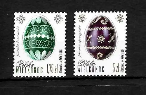 Polen: Ostern 2014,  #4662-4663 postfrisch