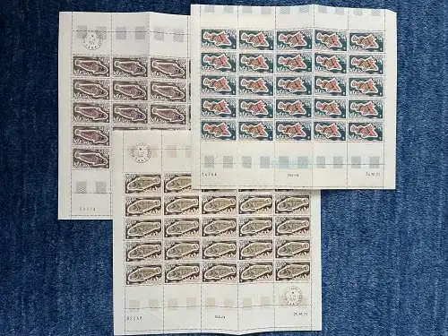 TAAF: Fische der Antarktis, #66-70, mnh, sheet !!! 25 sets