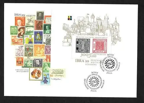 Bund: IBRA 1999, Bonn, FDC