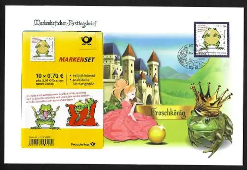 Bund: Froschkönig - Grimms Märchen, FDC 2018