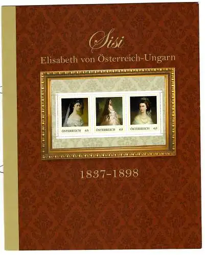 Österreich: Sisi: Elisabeth von Österreich-Ungarn - Sammelmappe mit Block, **