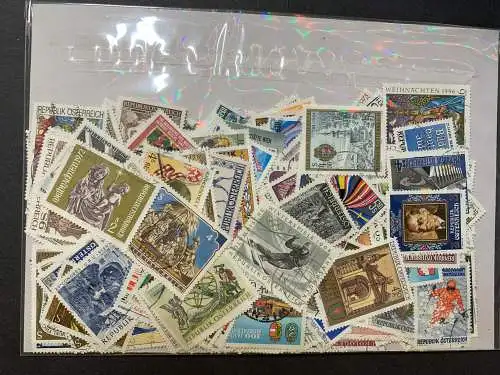 200 verschiedene Sondermarken Österreich Briefmarken, 200 Austria stamps