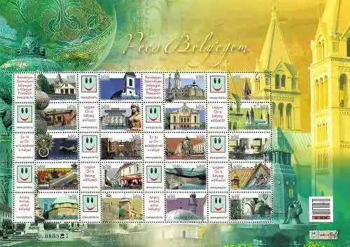 Ungarn: Personalisierte Briefmarken, 2004, 20 Marken: MiNr. 5362-5381 postfrisch