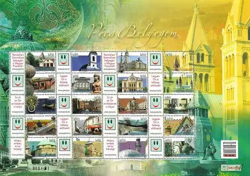 Ungarn: Personalisierte Briefmarken, 2009, 20 Marken: MiNr. 5362-5381 postfrisch