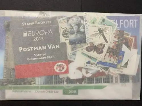 50 verschiedene Europa, 50 different Europe stamps