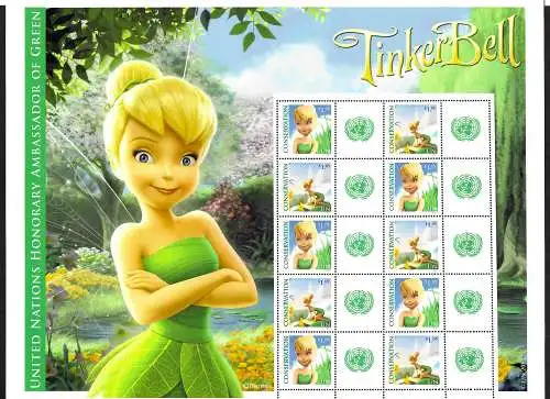 UN New York: Tinker Bell, Honorary Ambassador of Green, 2012, postfrisch