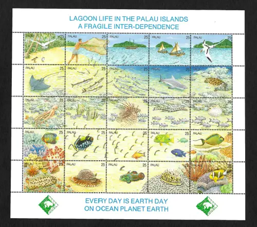 Palau: Leben in der Lagune, Lagoon life in the Palau Islands, postfrisch