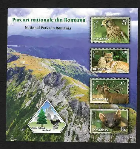 Rumänien: Parcuri - Calimani National Park, postfrisch, mnh