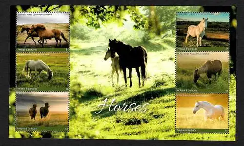 Antigua&Barbuda: Pferde, Horses, mnh, **