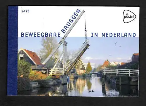 NL: Beweegbare Bruggen in Nederland, Europa 2018, Markenheftchen, postfrisch