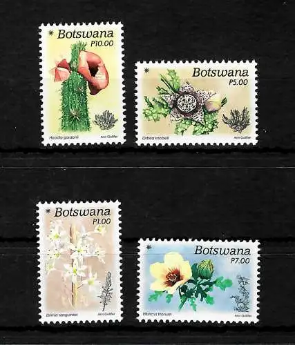 Botswana: Wüstenflora - Blumen, postfrisch