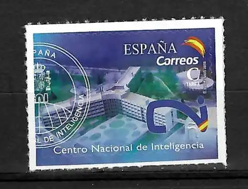 Spanien: 2018: Geheimdienst Centro Nacional de Inteligencia, postfrisch