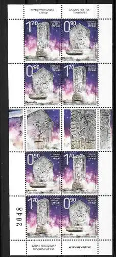 Bosnien Herzegowina: Cultural Heritage-tombstones, Kulturelle Grabsteine, **