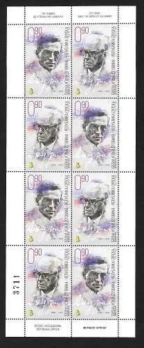 Kosovo: 125. Geburtstag von Ivo Andric, **