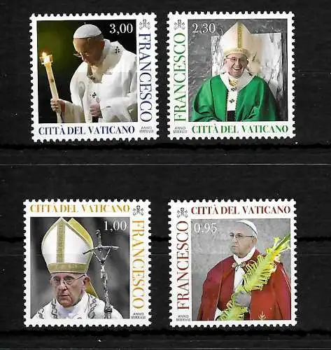 Vatikan: Pontifikat von Papst Franziskus, postfrisch